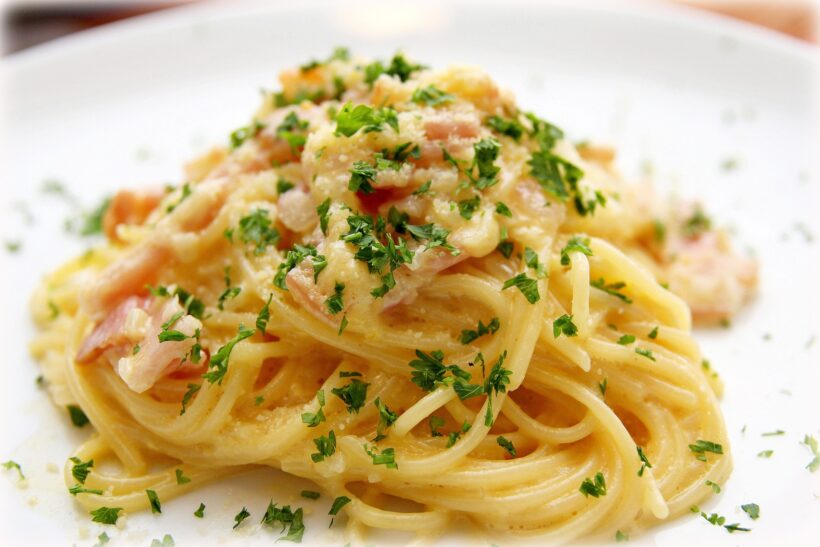 Espaguetis a la Carbonara