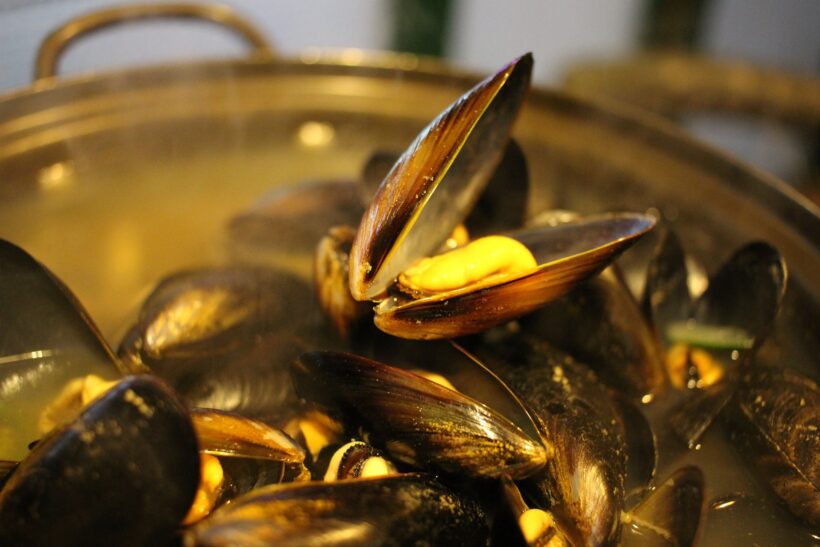 Mejillones al Vapor